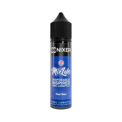 Nixer X Mix Labs - 30ml - Mad Blue - Longfill