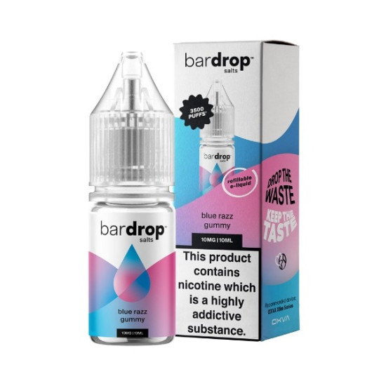 Bar Drop Salts - Nic Salt - Blue Razz Gummy