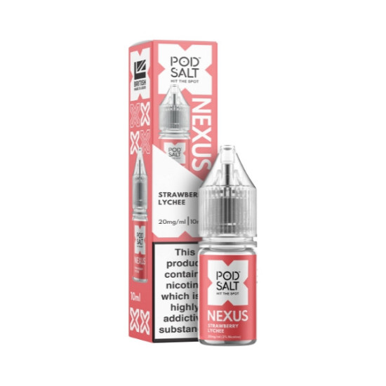 Pod Salt Nexus - Nic Salt - Strawberry Lychee