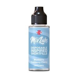 Mix Labs - 100ml Shortfill - Blueberry Cranberry Cherry