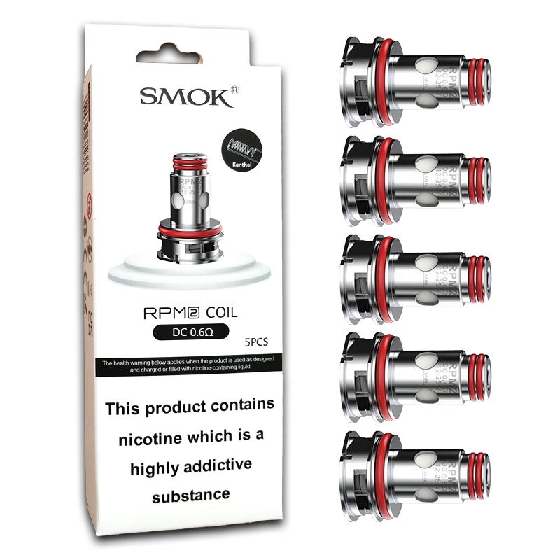 Smok RPM 2 Coils 0.6ohm DC (5 Pack) Smok RPM 2 Coils 0.6ohm DC (5 Pack)