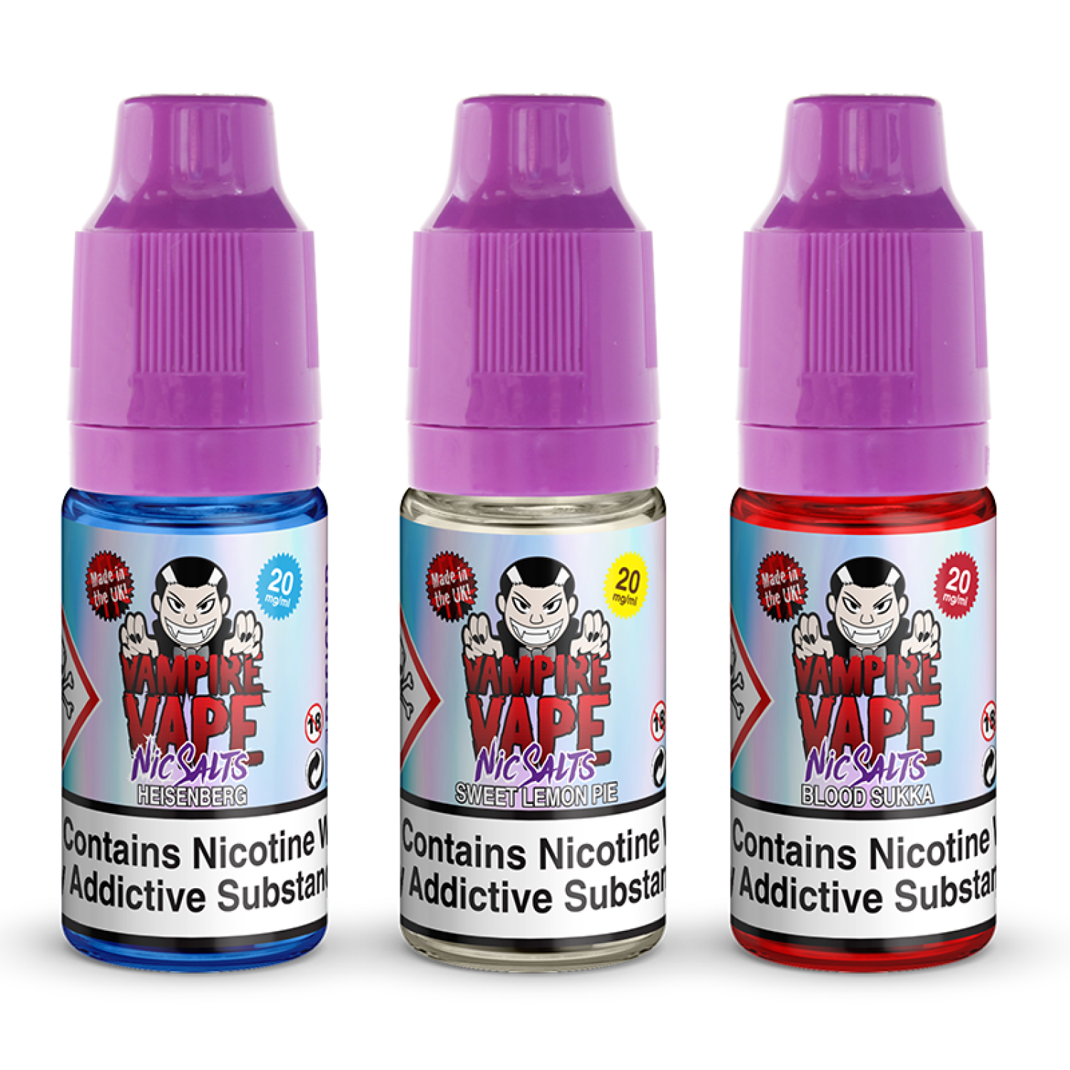 Vampire Vape 10ml Nic Salts Vampire Vape 10ml Nic Salts