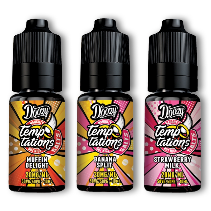 Doozy Temptations Nic Salts 10ml Doozy Temptations Nic Salts 10ml