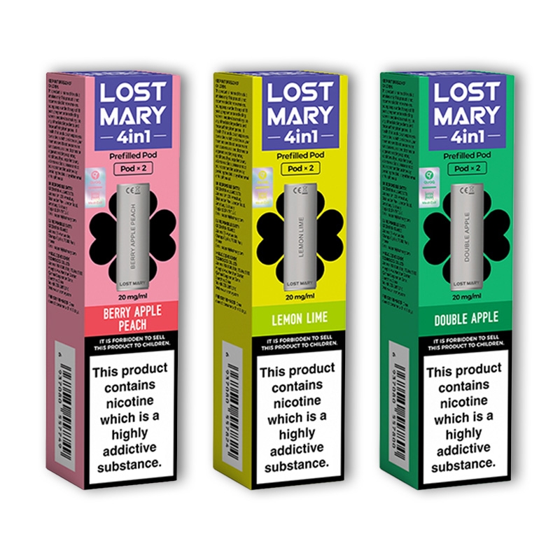 Lost Mary 4-in-1 Prefilled Pods (2 Pods Per Pack) Lost Mary 4-in-1 Prefilled Pods (2 Pods Per Pack)