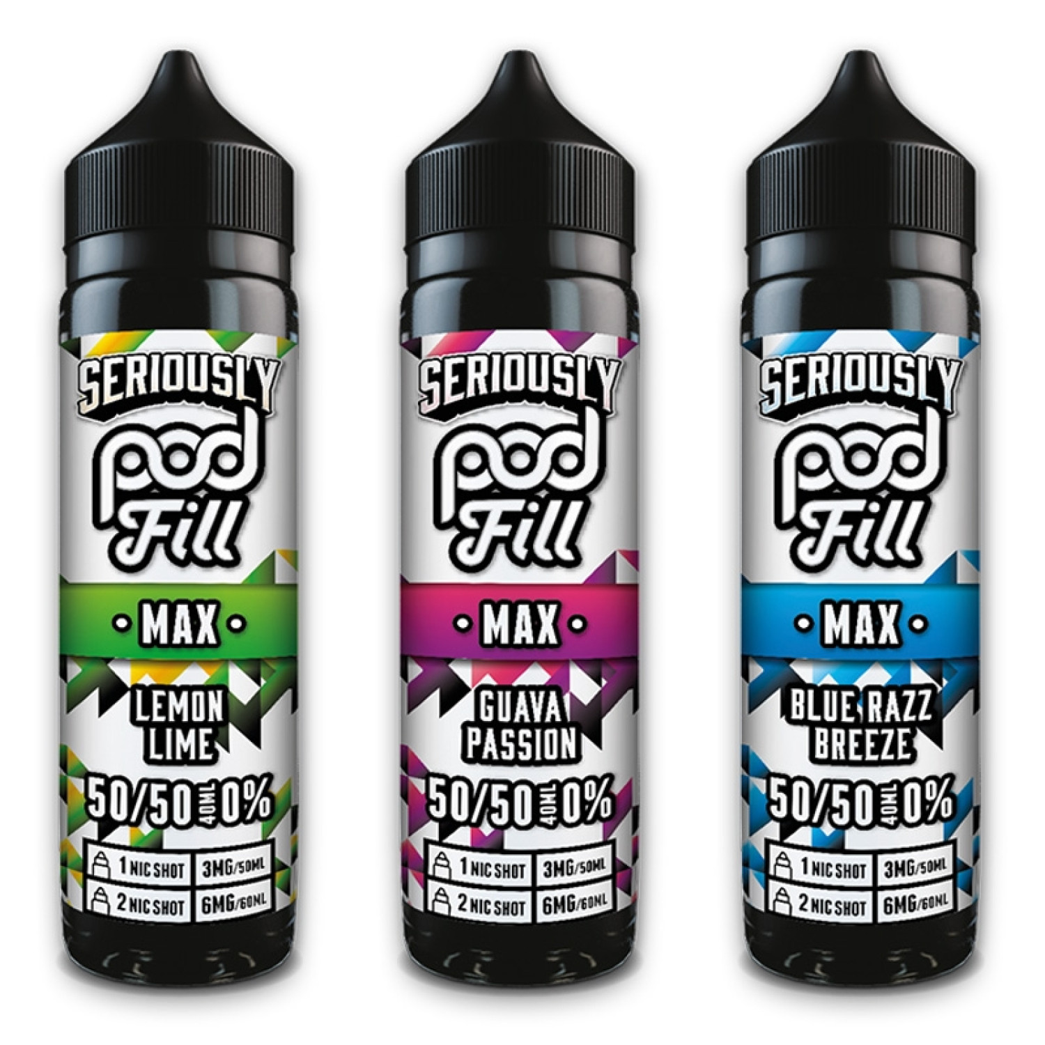 Seriously Pod Fill MAX - 60ml Shortfill Seriously Pod Fill MAX - 60ml Shortfill