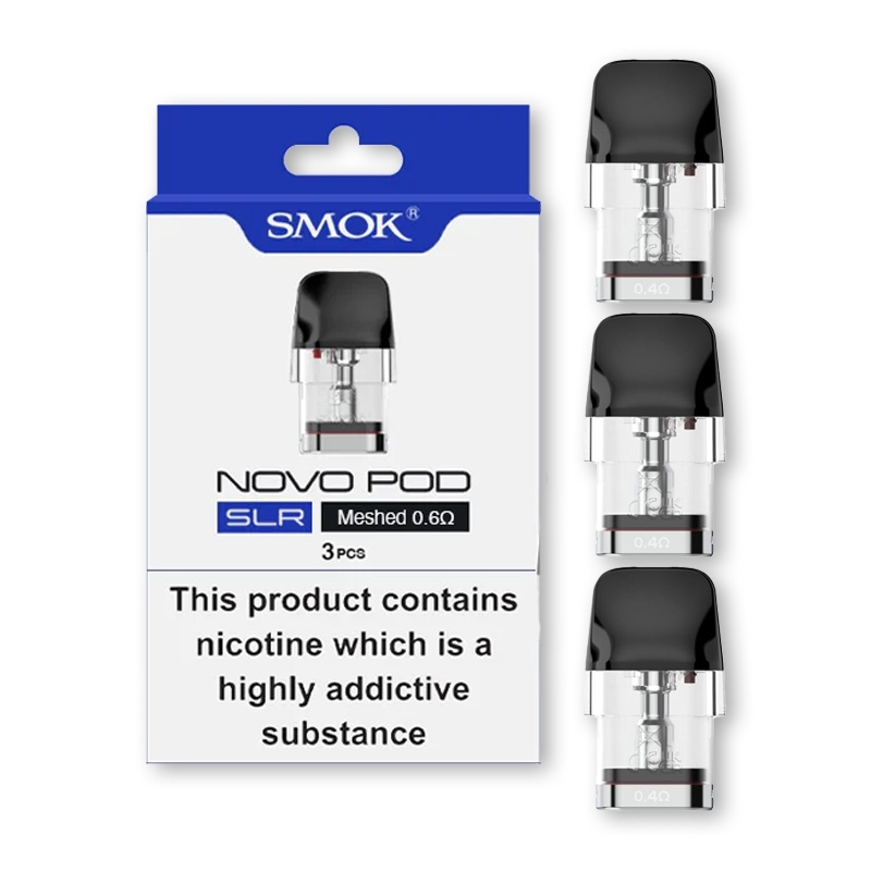 SMOK Novo SLR Replacement Pods (3-Pack) SMOK Novo SLR Replacement Pods (3-Pack)