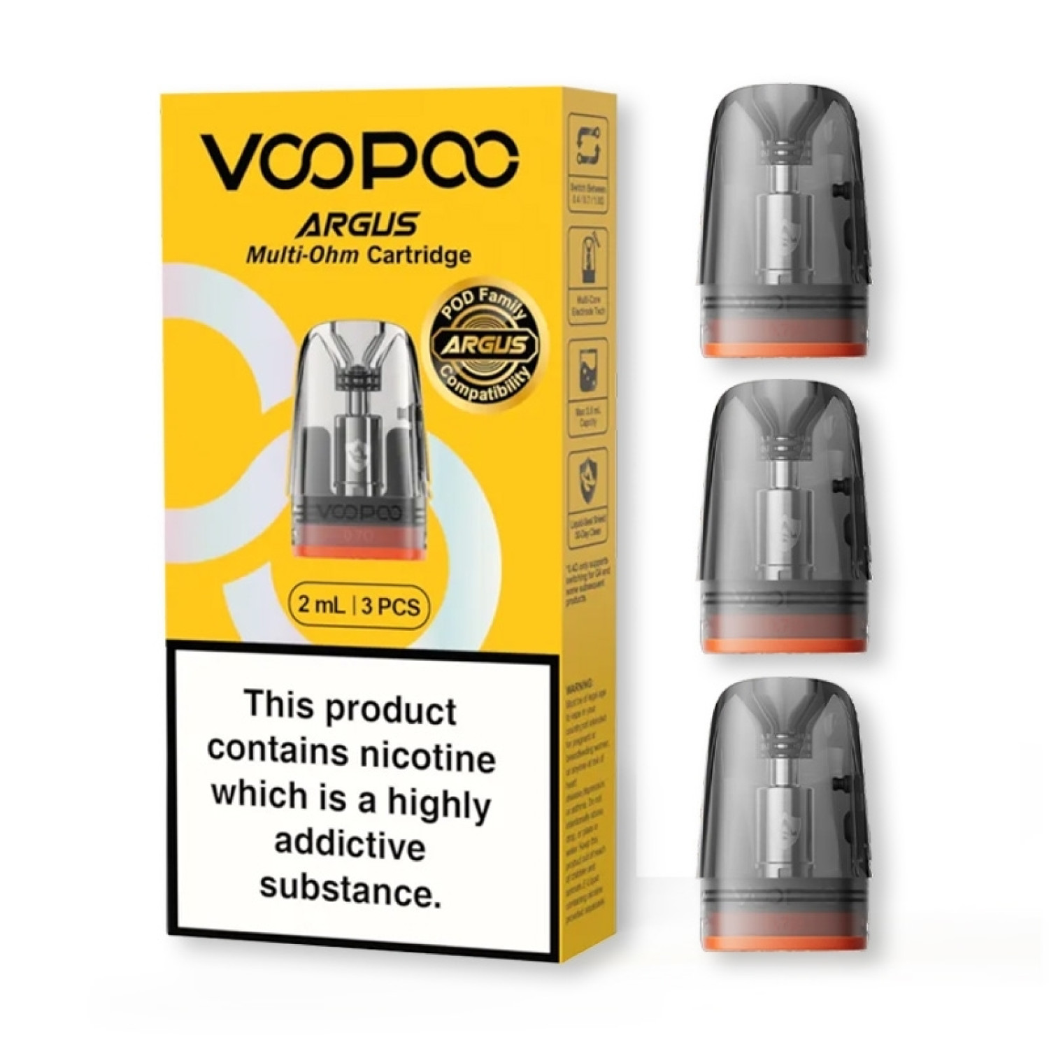 Voopoo Argus Multi-Ohm Pods Voopoo Argus Multi-Ohm Pods