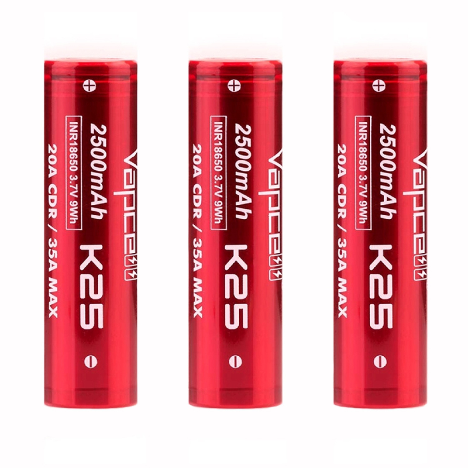 Vapcell K25 18650 Battery in Case Vapcell K25 18650 Battery in Case