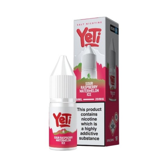 Yeti - Nic Salt - Summit Series - Sour Raspberry Watermelon Ice