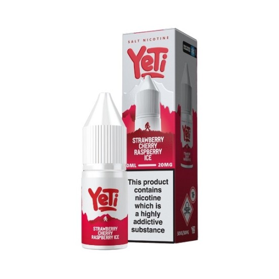 Yeti - Nic Salt - Summit Series - Strawberry Cherry Raspberry Ice