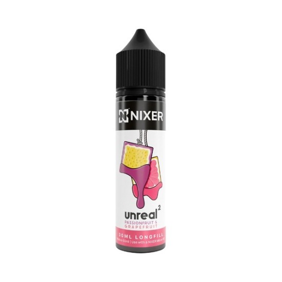 Nixer X Unreal 2 -  30ml - Passionfruit & Grapefruit - Longfill