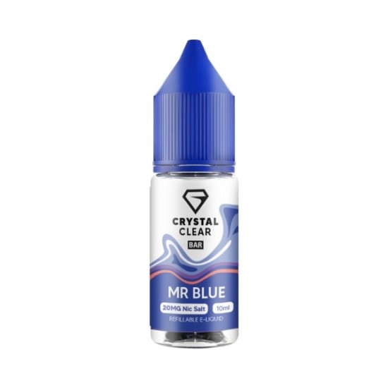 Crystal Clear Bar Salt - Nic Salt - Mr Blue