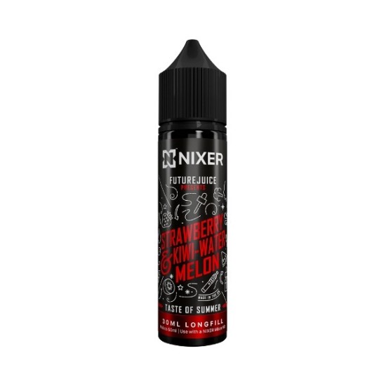 Nixer X Future Juice - 30ml - Strawberry & Kiwi-Watermelon - Longfill Nixer X Future Juice - 30ml - Strawberry & Kiwi-Watermelon - Longfill