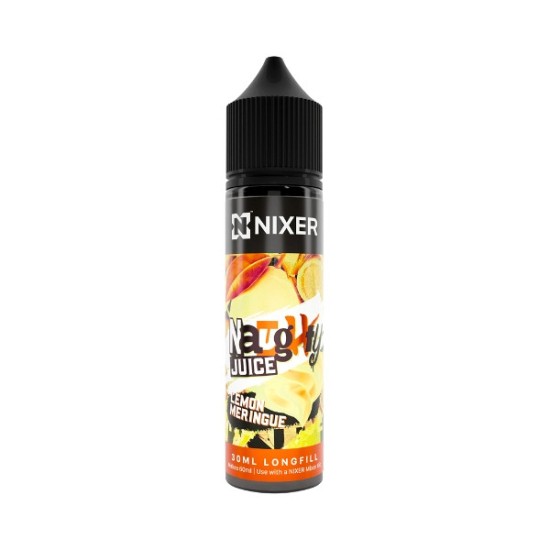 Nixer X Naughty Juice - 30ml - Lemon Meringue - Longfill Nixer X Naughty Juice - 30ml - Lemon Meringue - Longfill