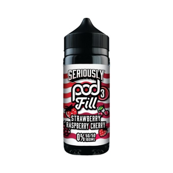 Seriously Pod Fill 3 - 100ml - Strawberry Raspberry Cherry
