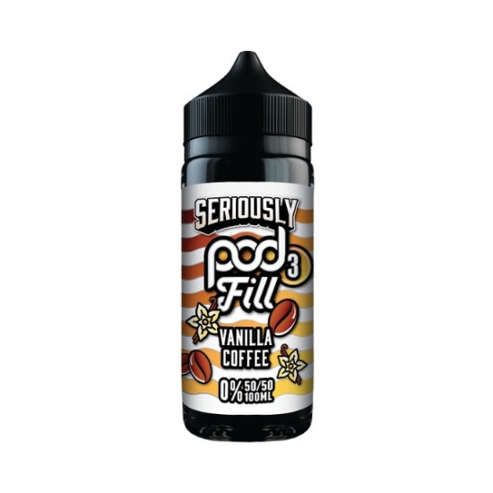 Seriously Pod Fill 3 - 100ml - Vanilla Coffee