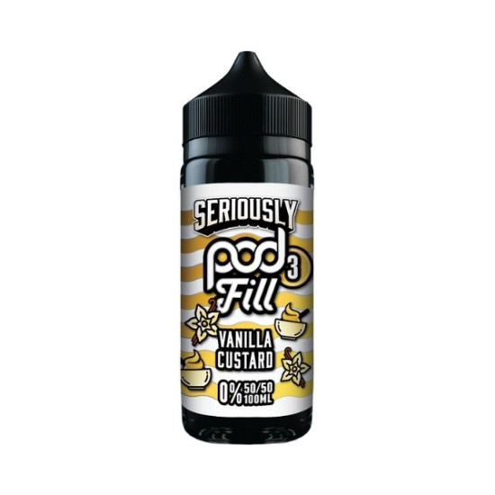 Seriously Pod Fill 3 - 100ml - Vanilla Custard