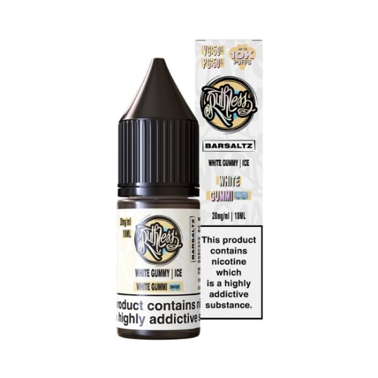 Ruthless Bar Saltz - Nic Salt - White Gummi On Ice