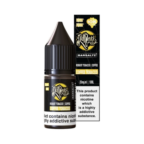 Ruthless Classic Bar Saltz - Nic Salt - Coffee Tobacco