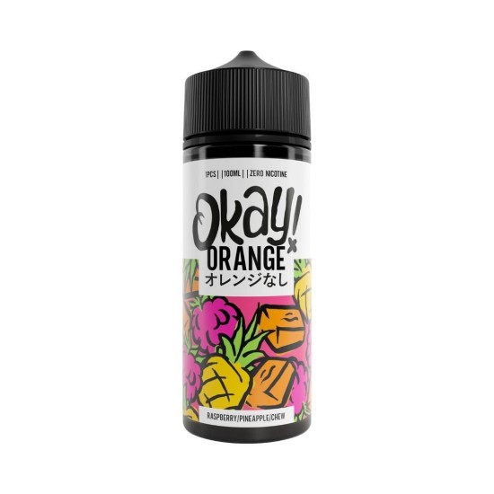 Okay! Orange - 100ml - Raspberry Pineapple Chew