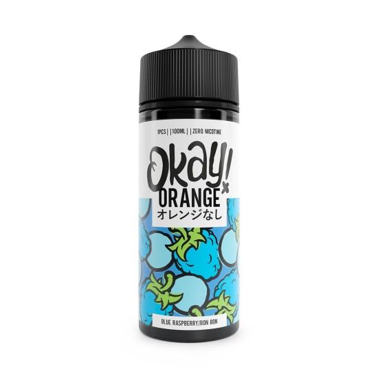 Okay! Orange - 100ml - Blue Raspberry/ Bon Bon