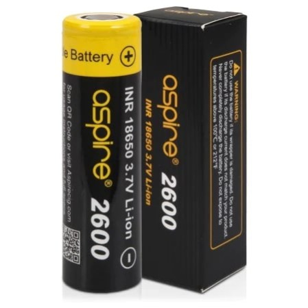 Aspire 2600mAh 18650 Battery - 2 Pack