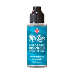 Mix Labs - 100ml Shortfill - Blue Raspberry Lemonade