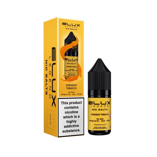 Elux - Nic Salt - Straight Tobacco