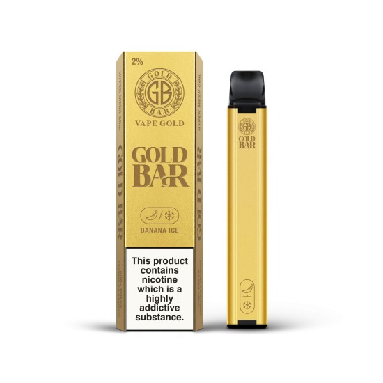 Gold Bar Disposable Pod - Banana Ice