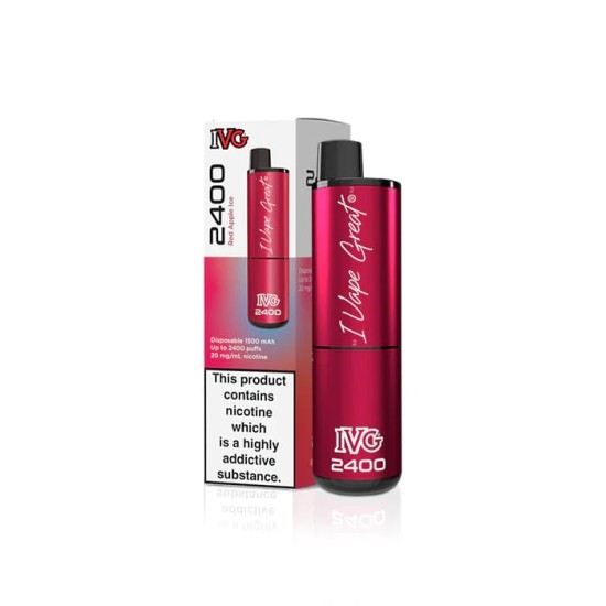 IVG 2400 Disposable Pod - Red Apple Ice