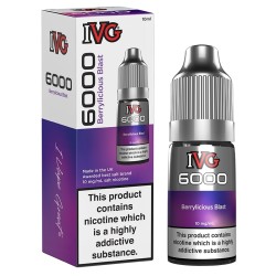 IVG 6000 - Nic Salt - Berrylicious Blast