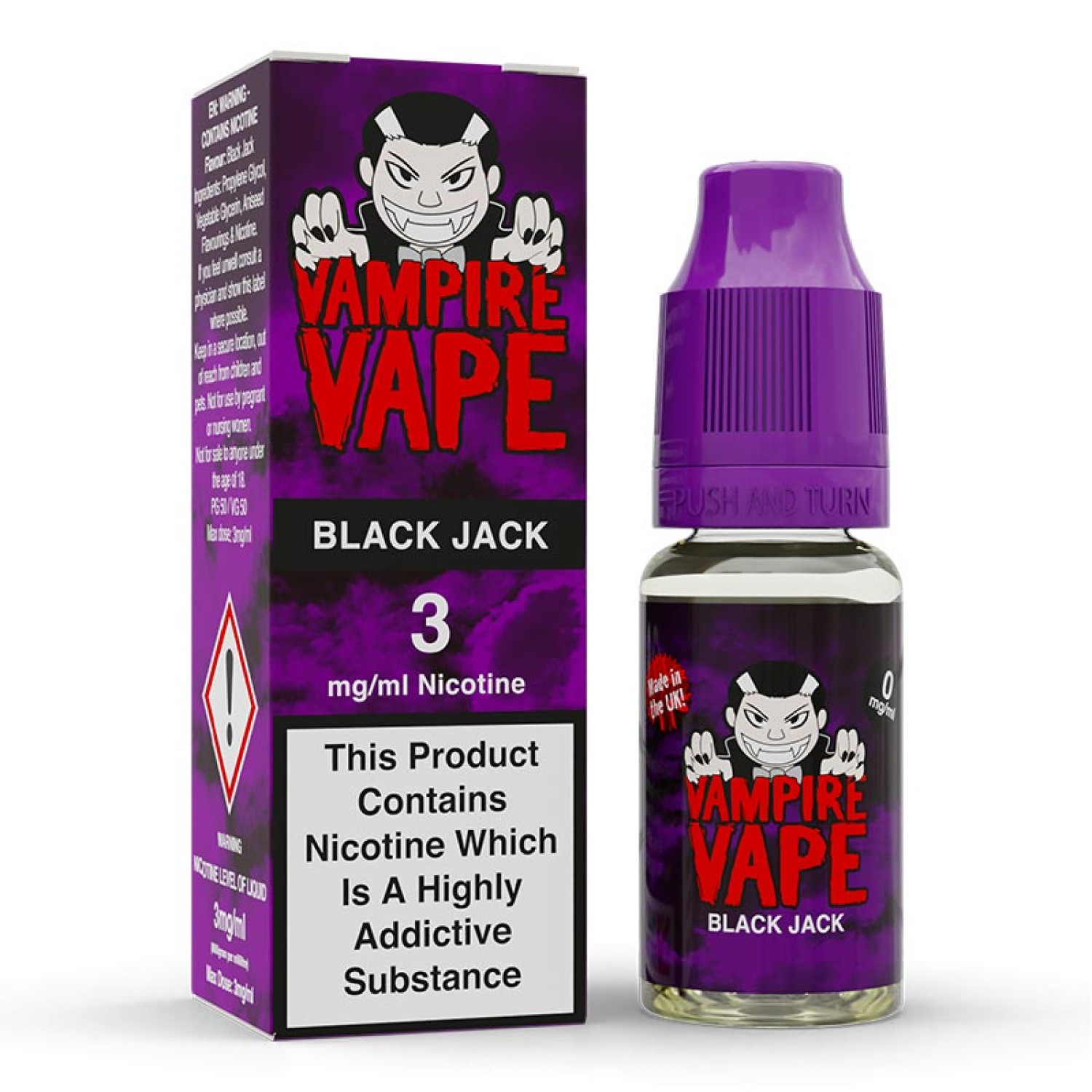 Vampire Vape - 10ml - Black Jack Vampire Vape - 10ml - Black Jack