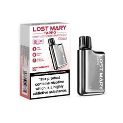 Lost Mary Tappo Pro Pre Filled Pod Kit - Silver Stainless Steel