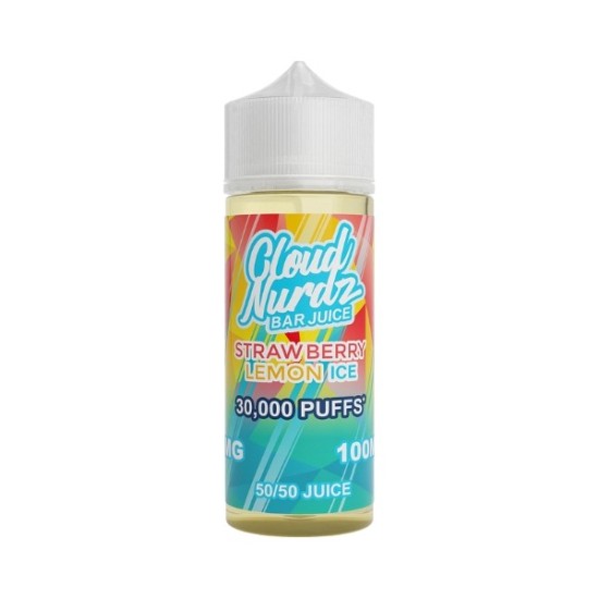 Cloud Nurdz - 100ml - Ice Strawberry Lemon Cloud Nurdz - 100ml - Ice Strawberry Lemon