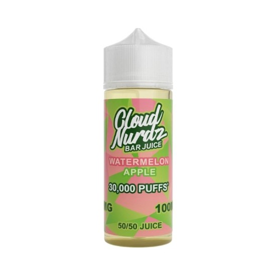Cloud Nurdz - 100ml - Watermelon Apple Cloud Nurdz - 100ml - Watermelon Apple