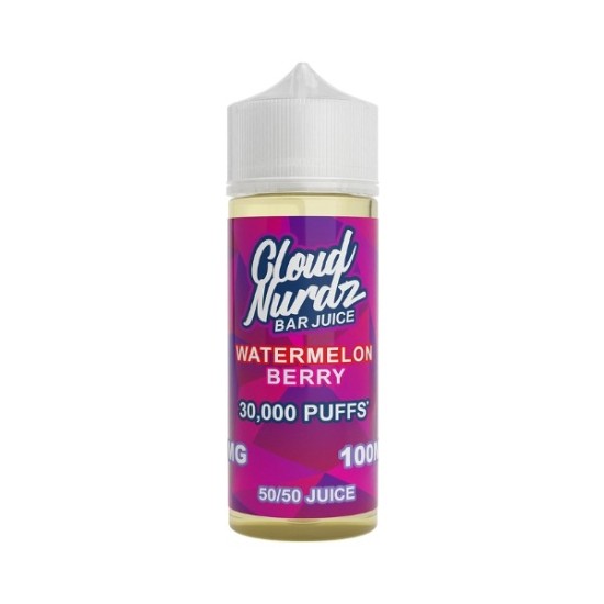 Cloud Nurdz - 100ml - Watermelon Berry Cloud Nurdz - 100ml - Watermelon Berry