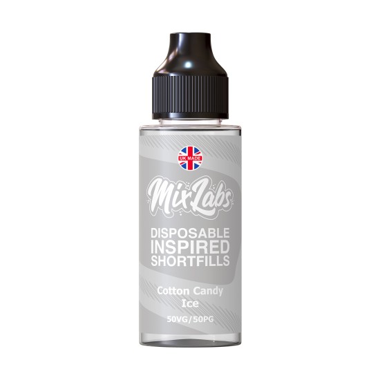 Mix Labs - 100ml Shortfill - Cotton Candy Ice