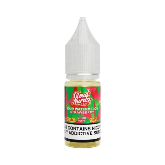 Cloud Nurdz - Nic Salt - Sour Watermelon Strawberry