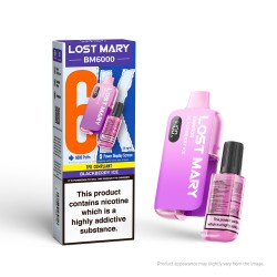 Lost Mary BM6000 Rechargeable Pod - Blackberry Ice