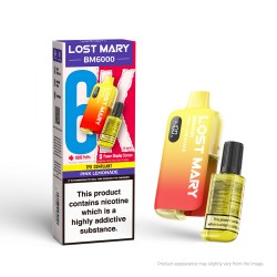 Lost Mary BM6000 Rechargeable Pod - Pink Lemonade