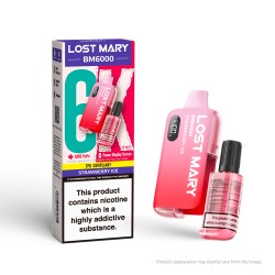 Lost Mary BM6000 Rechargeable Pod - Strawberry Ice