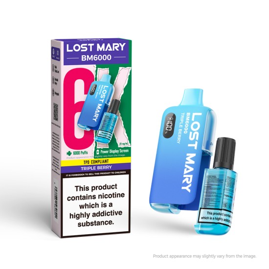 Lost Mary BM6000 Rechargeable Pod - Triple Berry