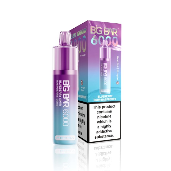 Feoba Big Bar 6000 Rechargeable Pod - Blueberry Sour Raspberry