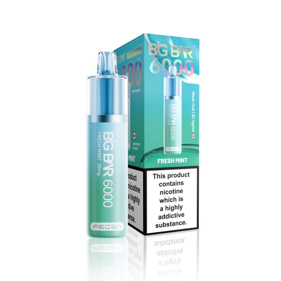 Feoba Big Bar 6000 Rechargeable Pod - Fresh Mint