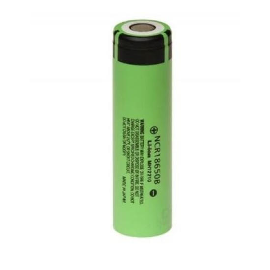 Panasonic NCR18650B - 18650 Battery - 3350mAh - 5A - Max 13W Single / Max 26W Dual^