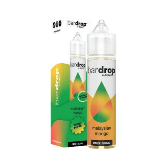 Bar Drop E-Liquid - 50ml - Malaysian Mango Bar Drop E-Liquid - 50ml - Malaysian Mango
