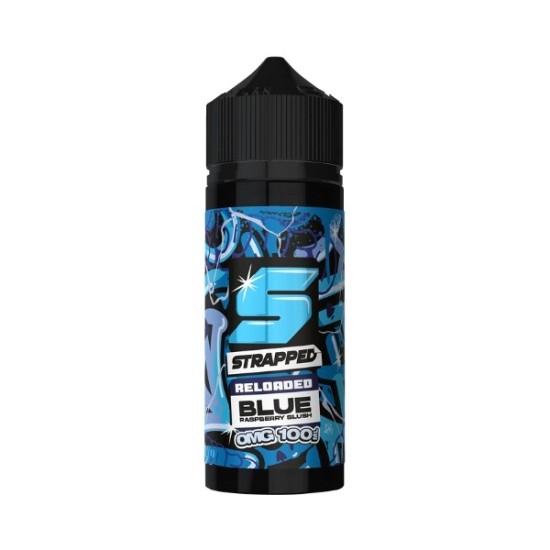 Strapped Reloaded - 100ml - Blue Raspberry Slush Strapped Reloaded - 100ml - Blue Raspberry Slush