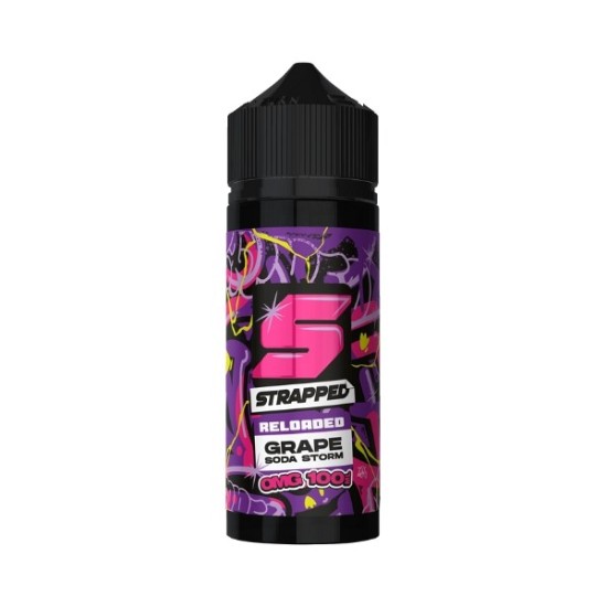Strapped Reloaded - 100ml - Grape Soda Storm Strapped Reloaded - 100ml - Grape Soda Storm