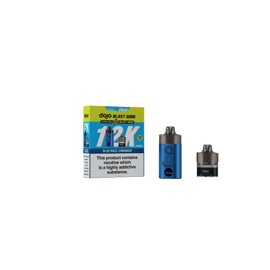 DOJO BLAST 12K 6000 Kit (Powered by Vaporesso) - Blue Razz Lemonade