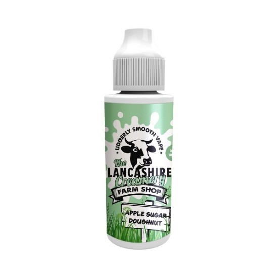 The Lancashire Creamery Farm Shop - 100ml - Apple Sugar Doughnut The Lancashire Creamery Farm Shop - 100ml - Apple Sugar Doughnut